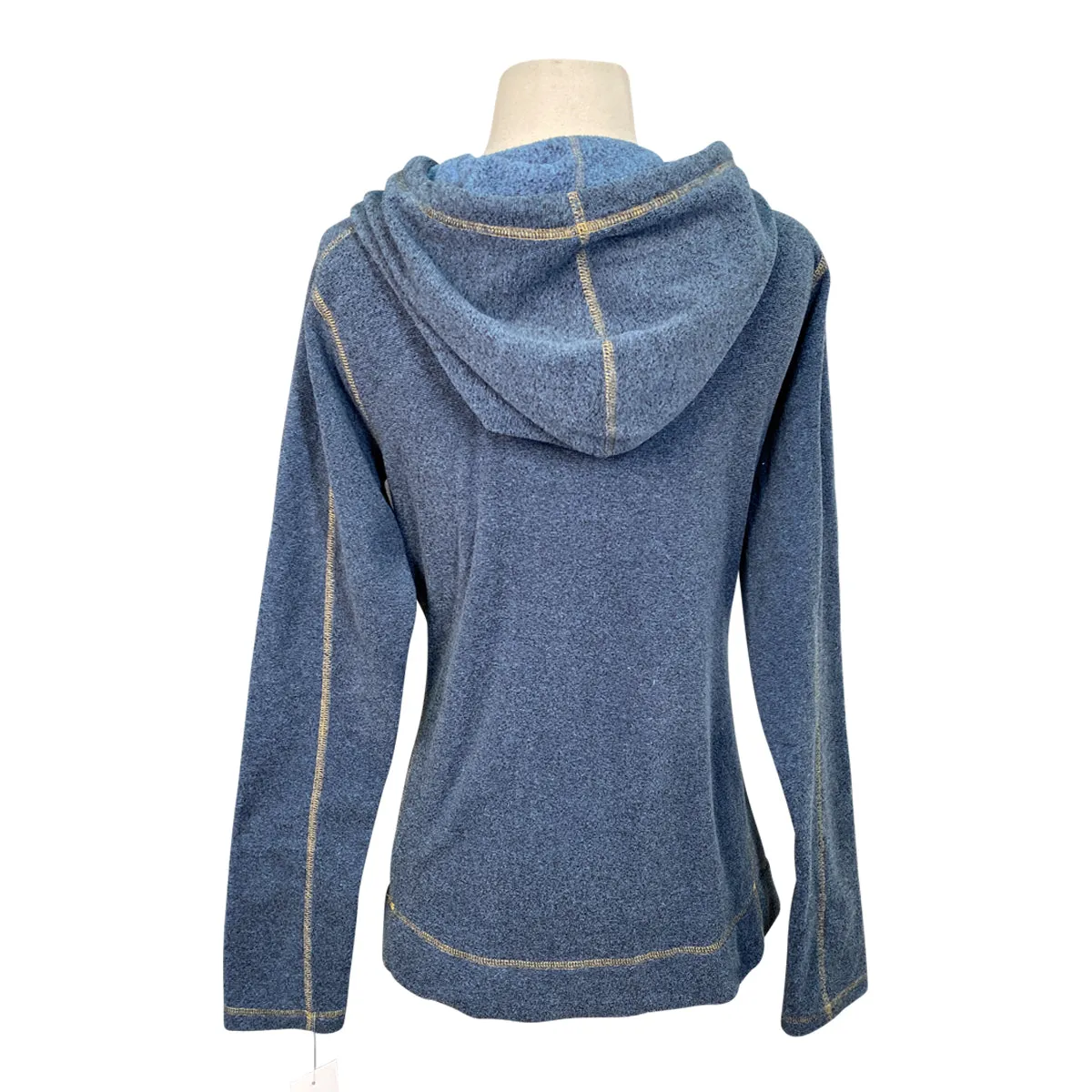 Noble Equestrian Hooded Fleece Sweater in Navy - Women's XS