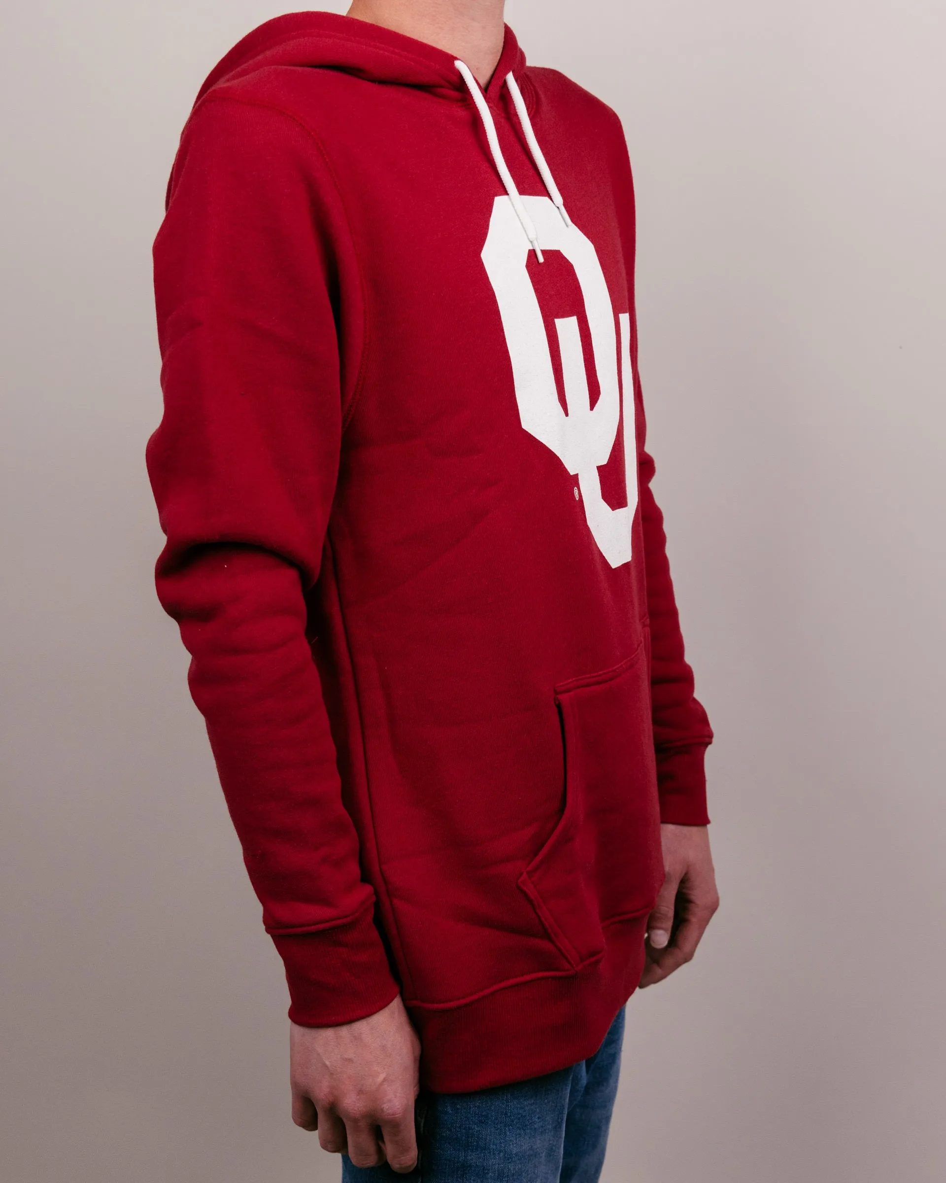 OU Sooners Logo Cardinal Hoodie