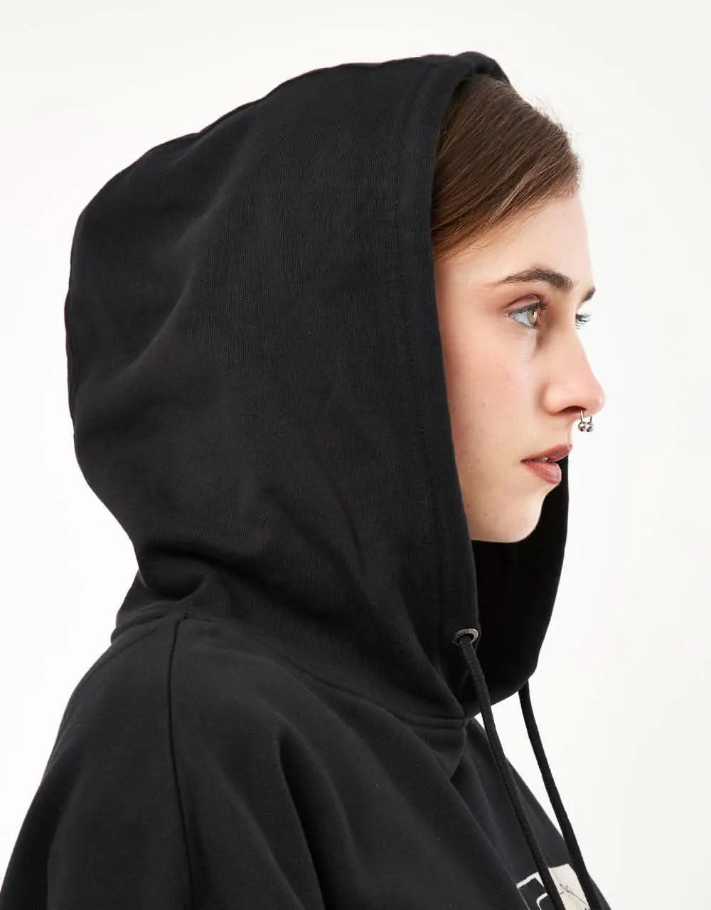 Penfield Inverted Bear Pullover Hoodie - Black