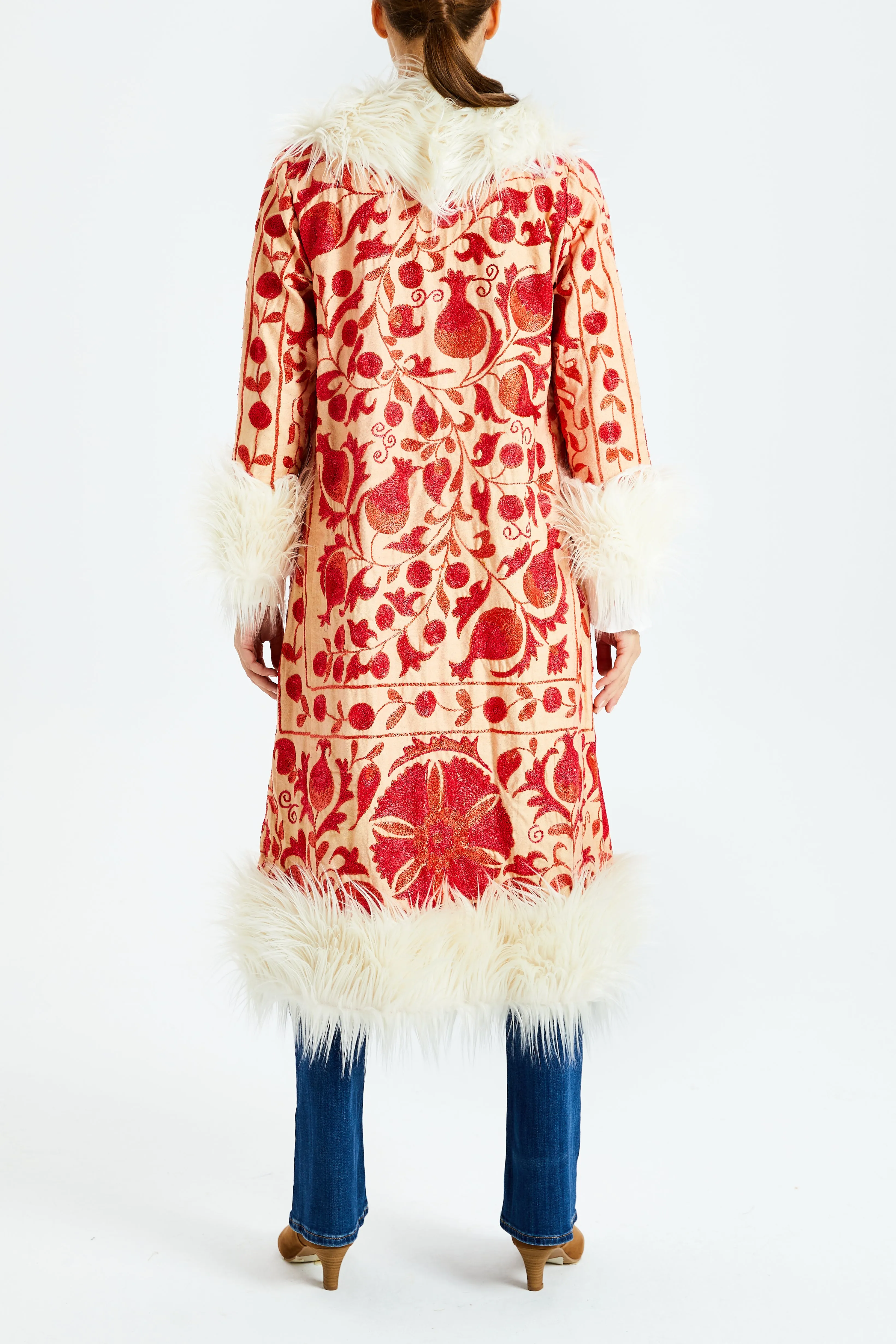 Pomegranate Harvest Suzani Kis Coat