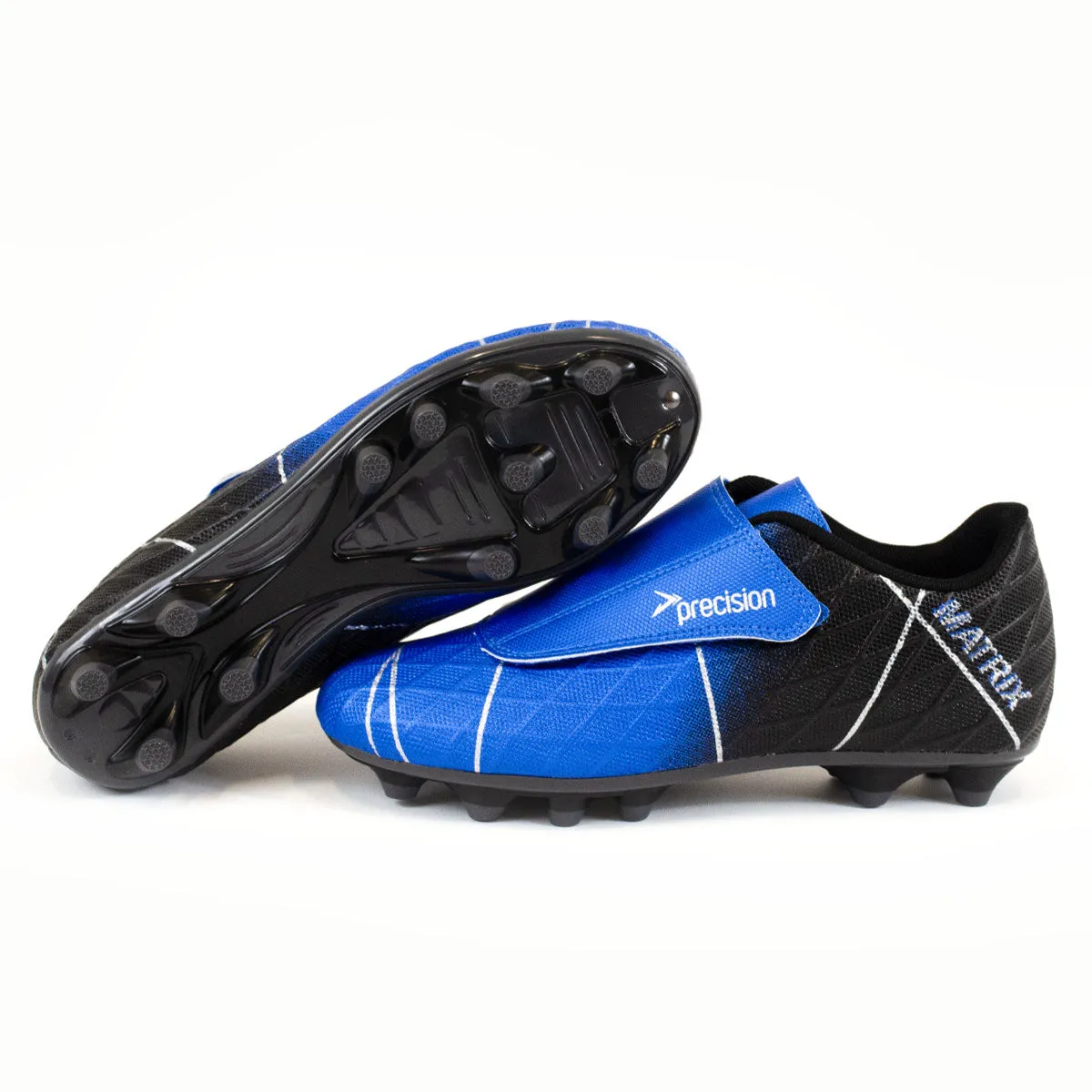 Precision Training Matrix FG Football Boots - Youth - Blue/Black