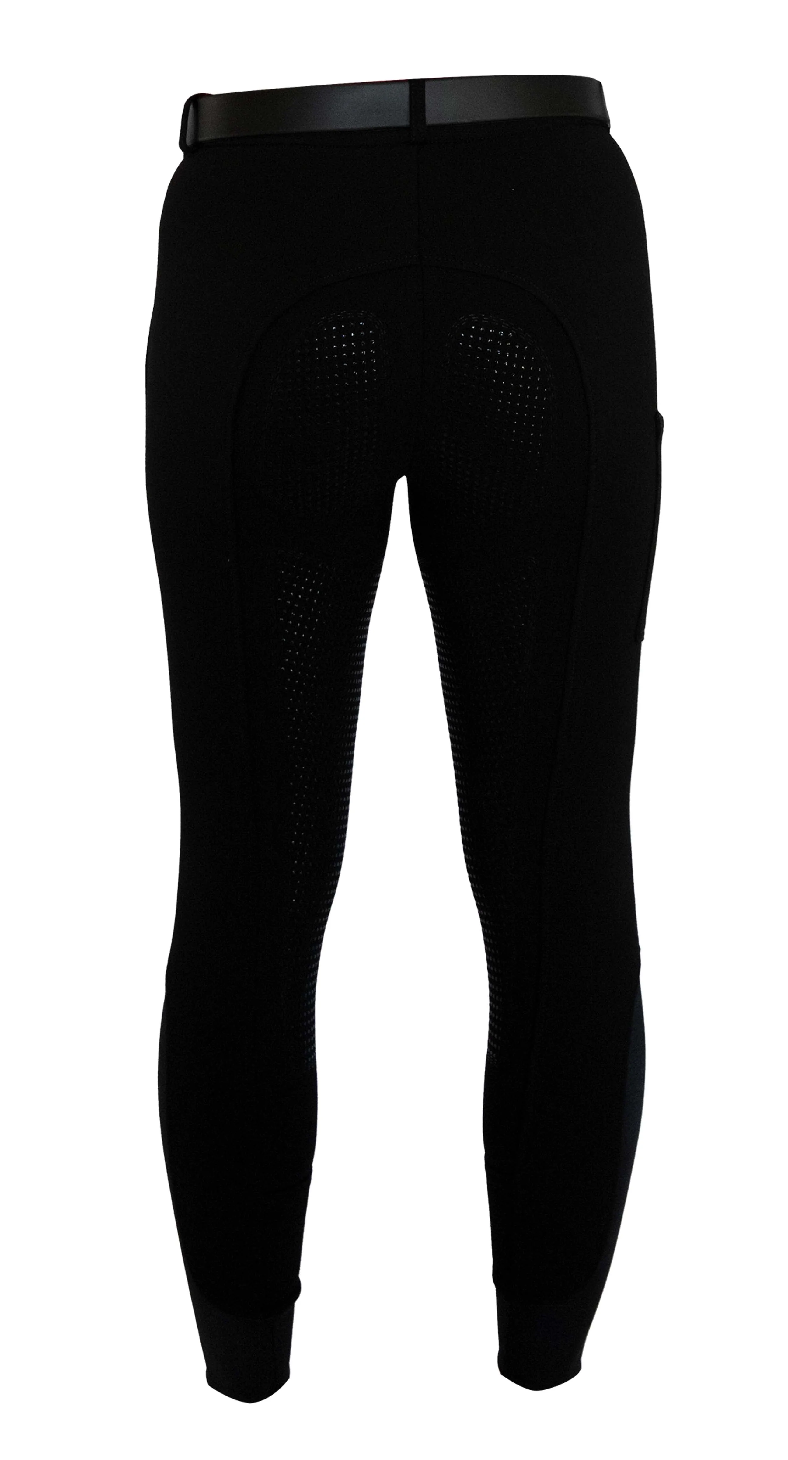 Signature Mid-Waist Winter Breech | Black   Black | Side Pocket