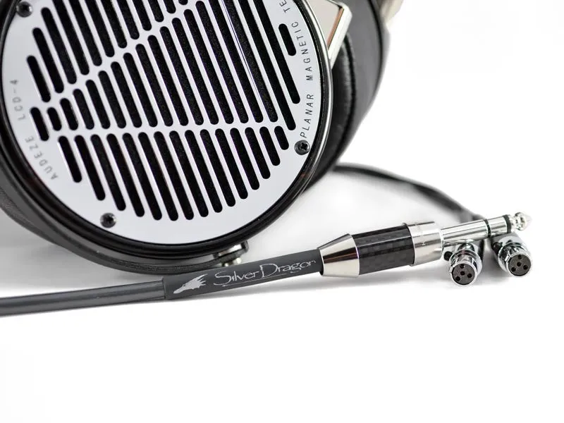 Silver Dragon Premium Cable for Audeze Headphones