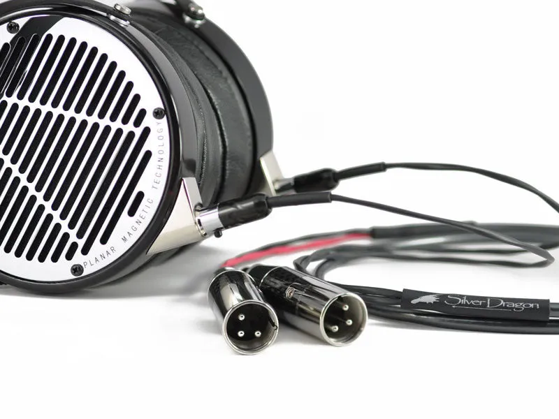 Silver Dragon Premium Cable for Audeze Headphones