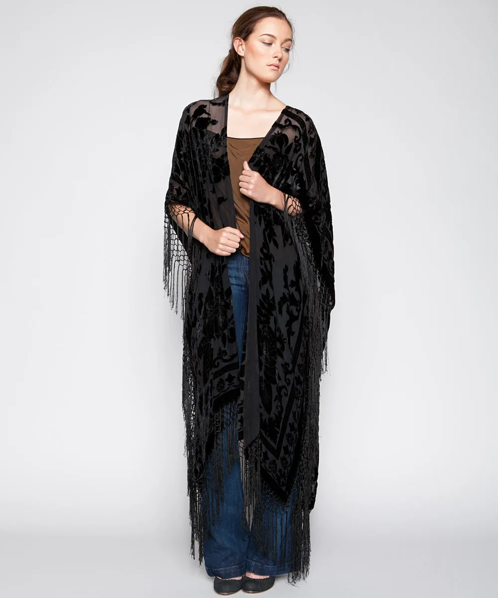 THE FLORENCE CAFTAN IN BLACK