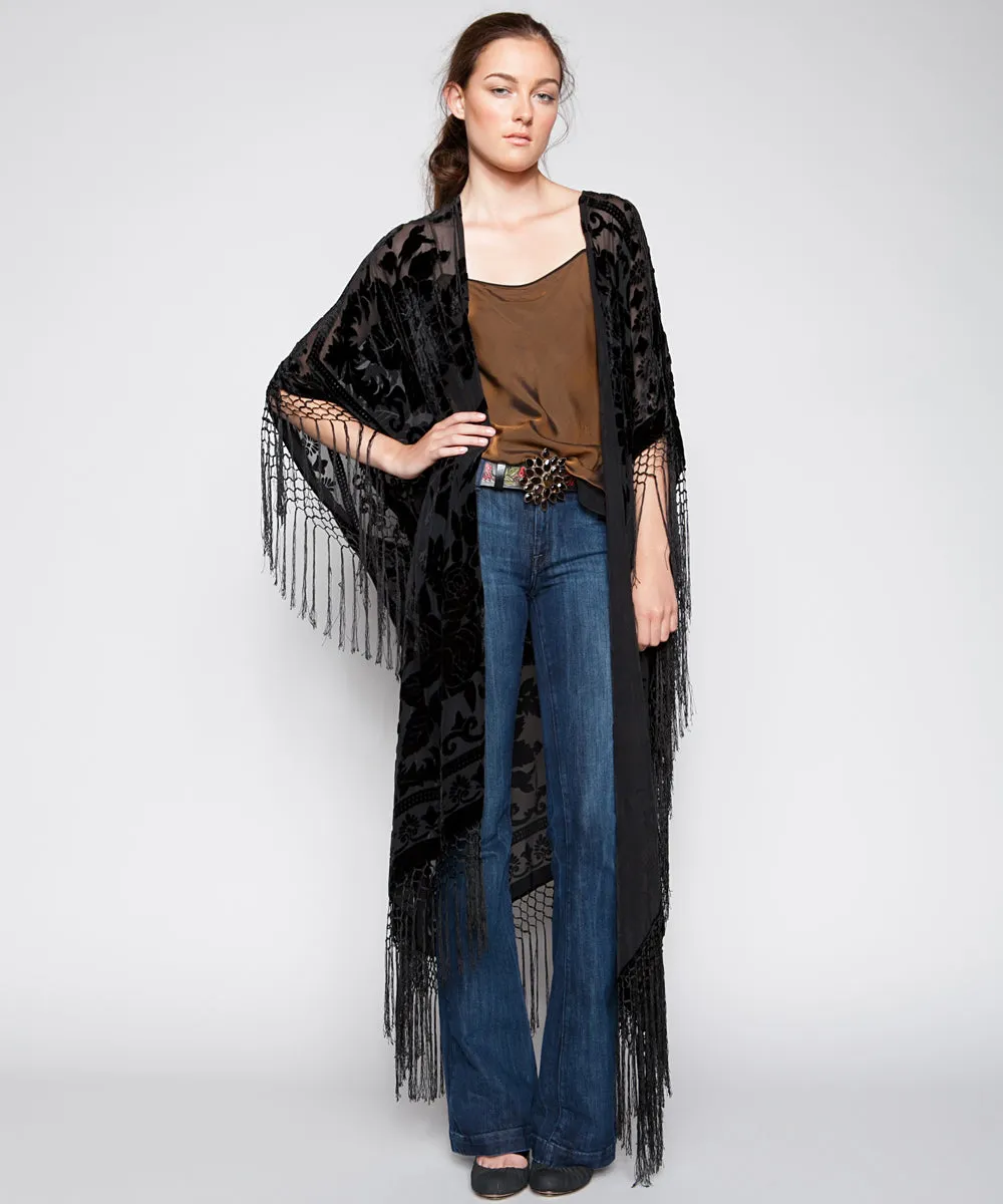 THE FLORENCE CAFTAN IN BLACK