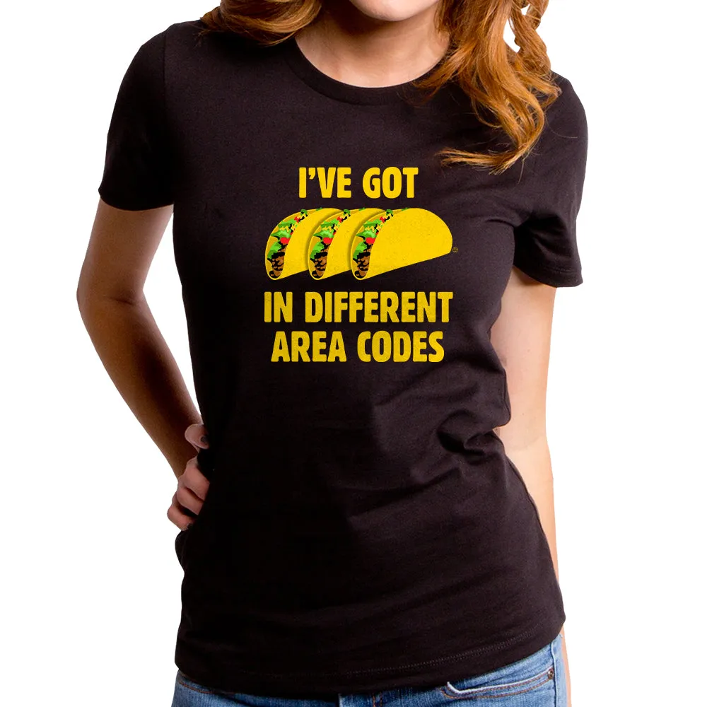 Three Tacos Area Code Women's T-Shirt