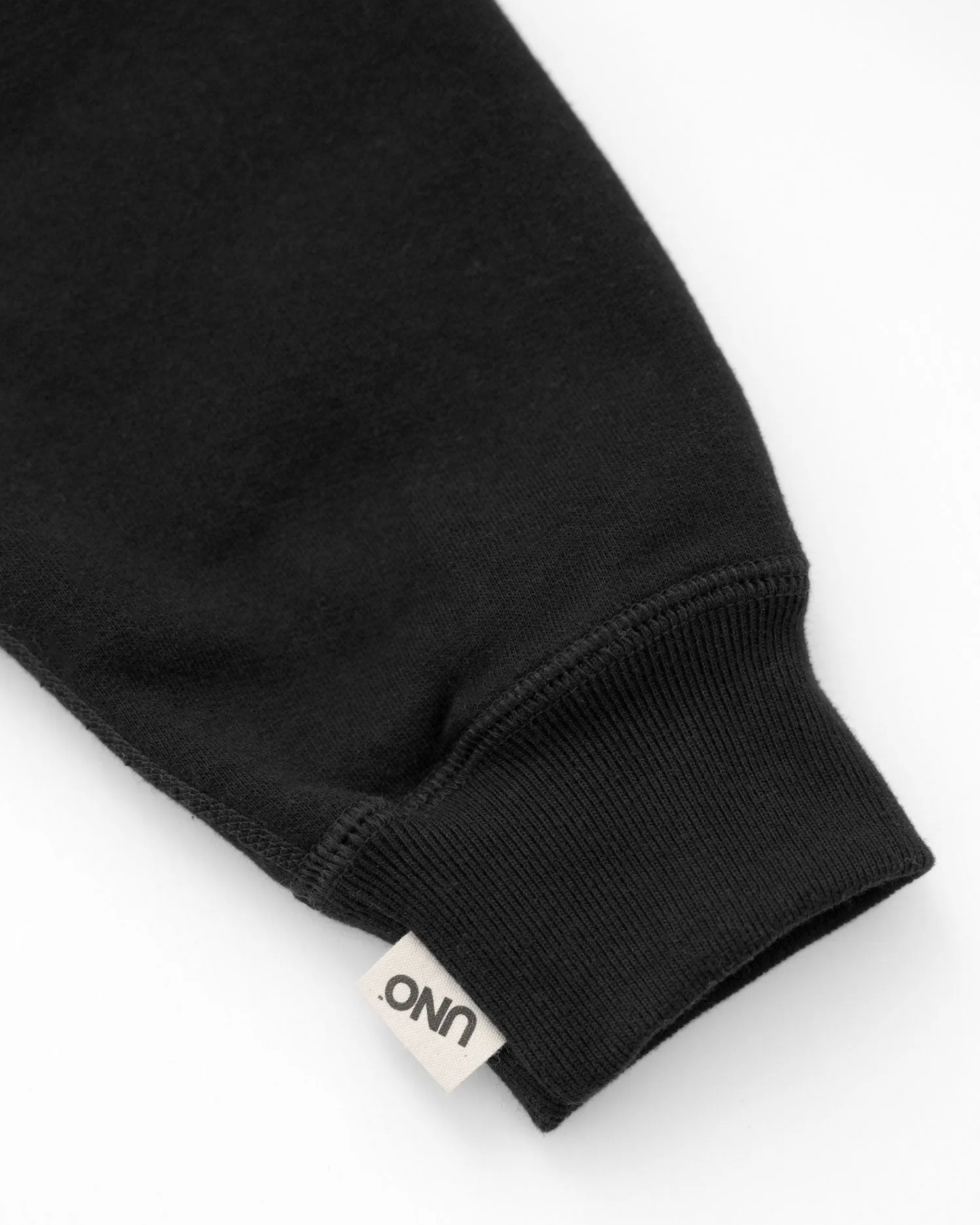 UNO™ Fleece Hoodie Black - Unisex