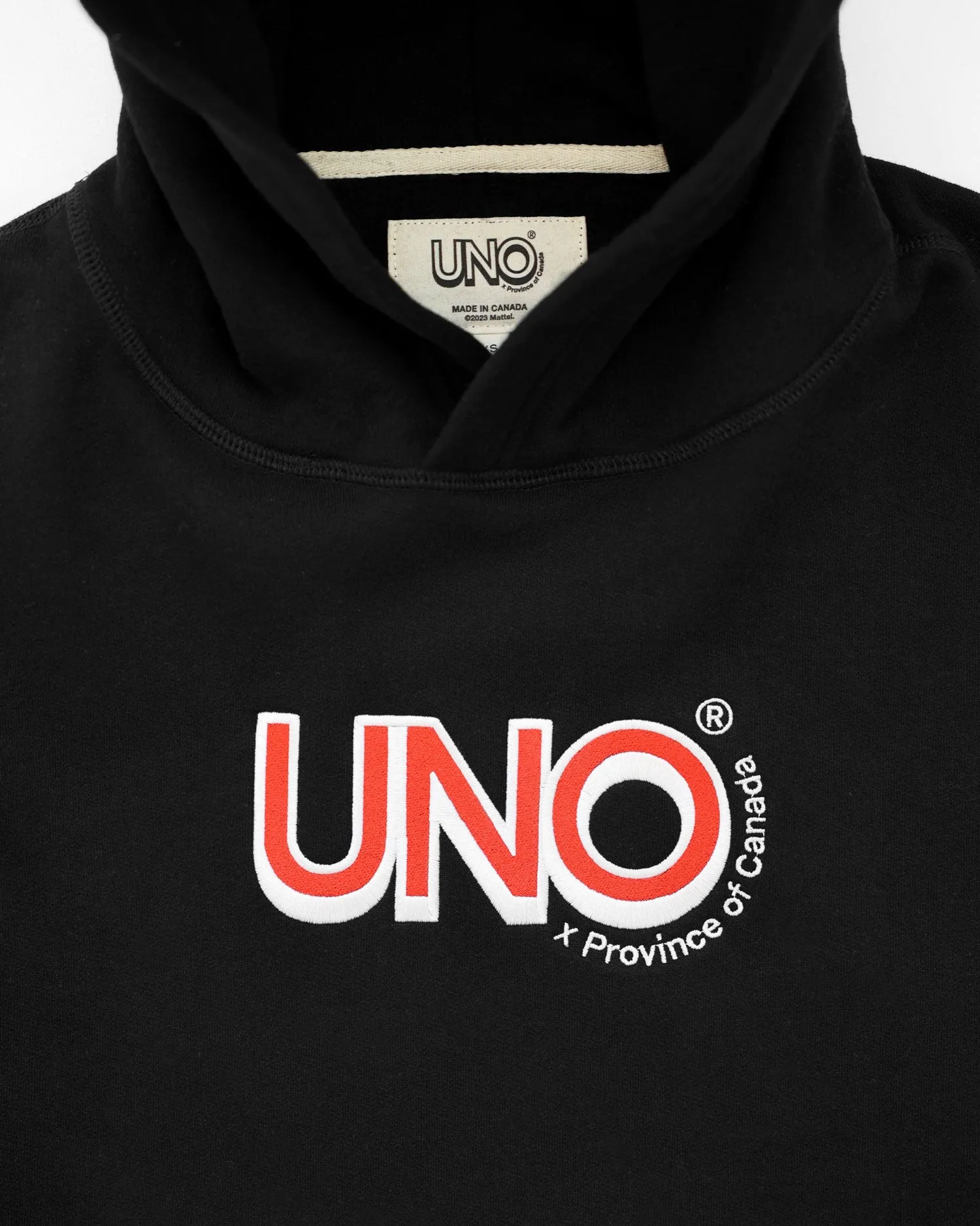 UNO™ Fleece Hoodie Black - Unisex