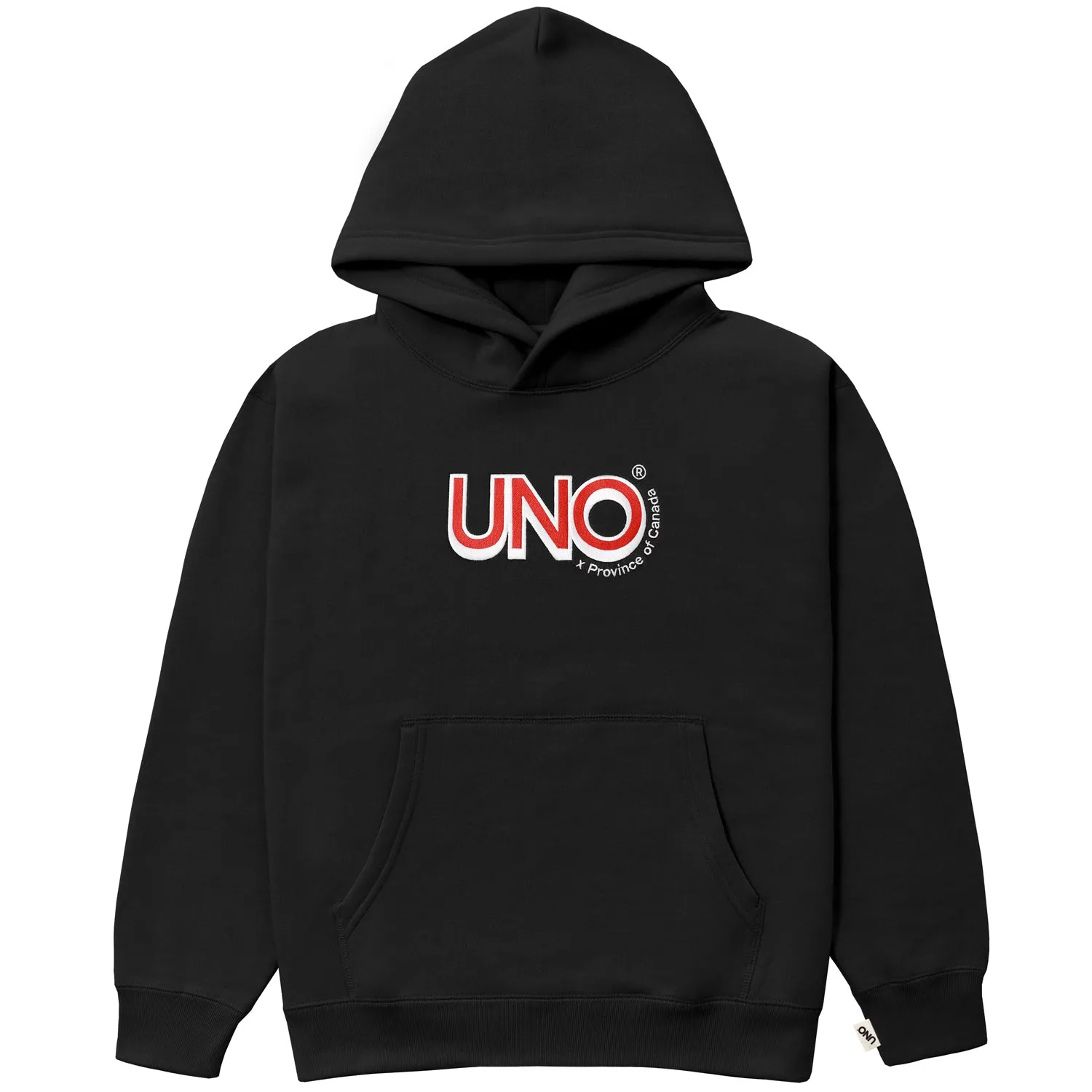 UNO™ Fleece Hoodie Black - Unisex