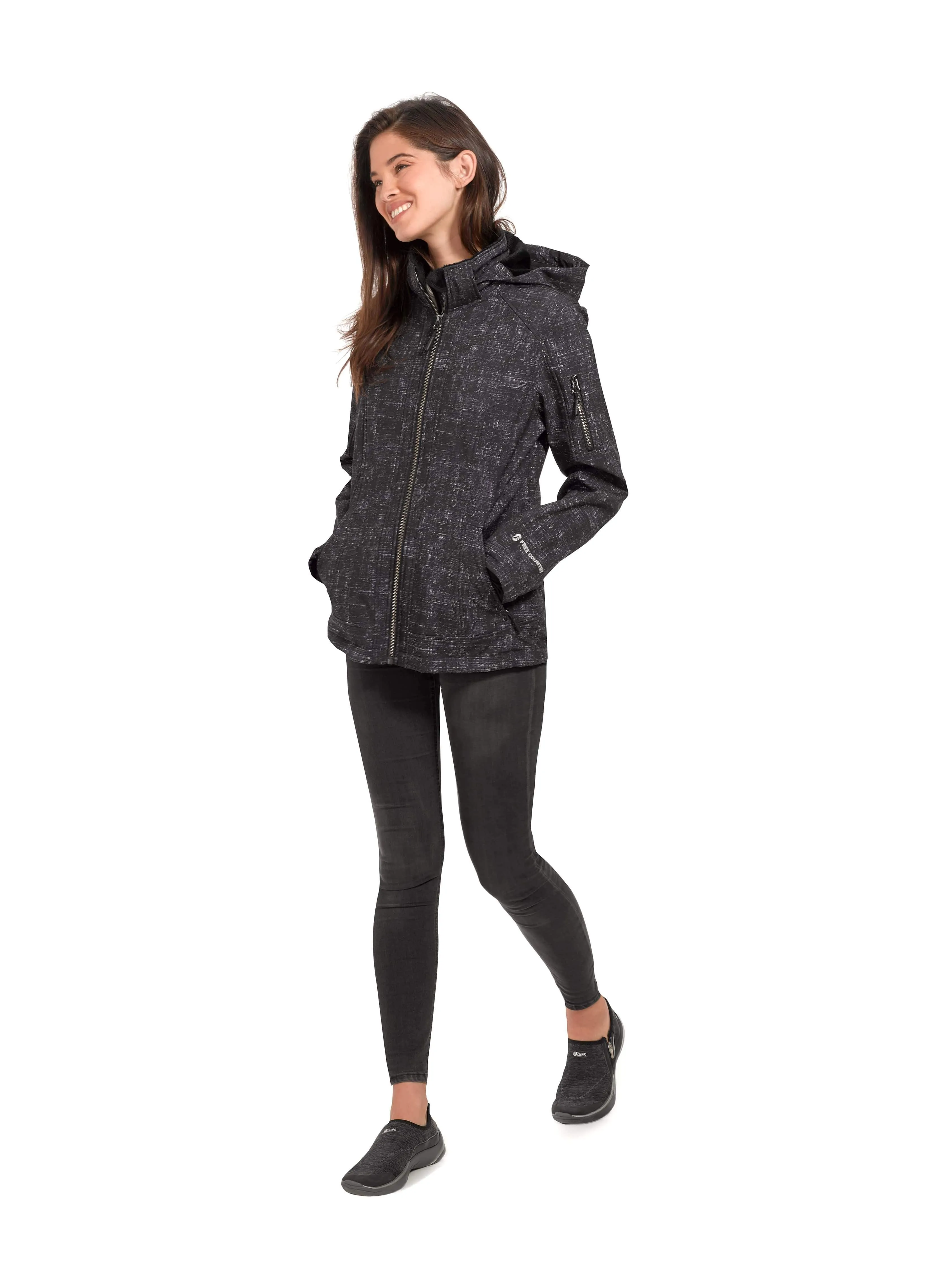 Women's Striated Freeform Softshell Jacket